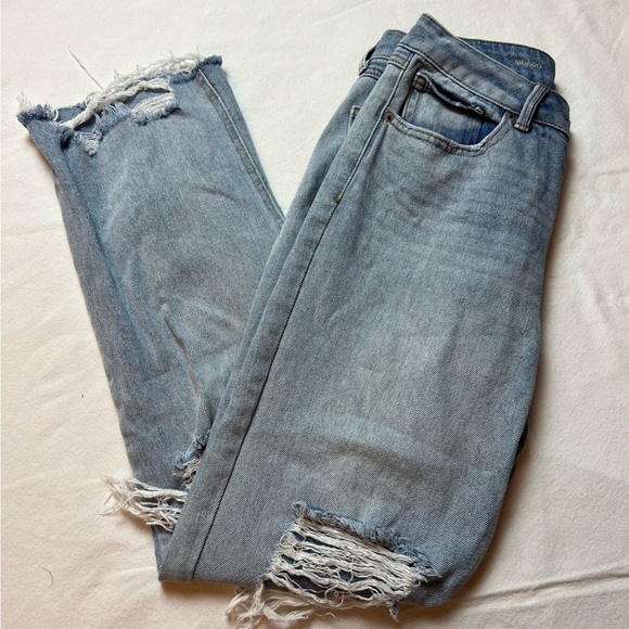 Rewash High Rise Distressed Jeans - Picture 8 of 8